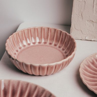 Глибока тарілка Homla MELIDA 19 см Рожевий 235892 фото - 6