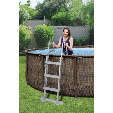 Каркасний бассейн Bestway 56709 STEEL PRO MAX 366x100 см Коричневый BES56709 фото - 3