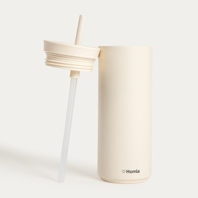 Термокружка с трубочкой Homla COCOA 500 мл Кремовый 245352 фото - 2