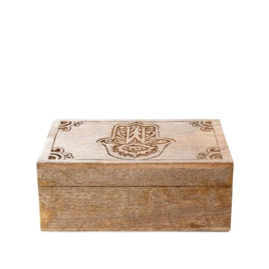 Шкатулка для украшений Homla HAMSA 22x14x8 см | Дерево 218371 фото - 2