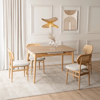 Раскладной обеденный стол Mebel Elit SAMER BIG Дуб золотой ME.SAMER/D/D/CER/S140-180 фото - 7