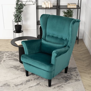 Крісло м'яке Mebel Elit KLARIS 2 Welur Зелений ME.KLARIS2/Z/V/FW фото - 7