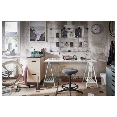 IKEA Столешница LAGKAPTEN 160х80 см Белый (ИКЕА ЛАГКАПТЕН) 10508220 фото - 3