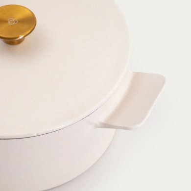 Каструля з кришкою Homla ANDREAS 5 л Бежевий 244320 фото - 3