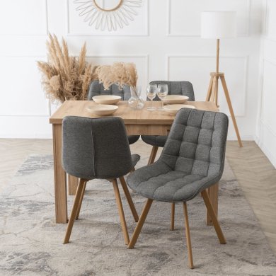 Обідній стілець Mebel Elit KATHY Сірий ME.KATHY/P/D/T/K фото - 5
