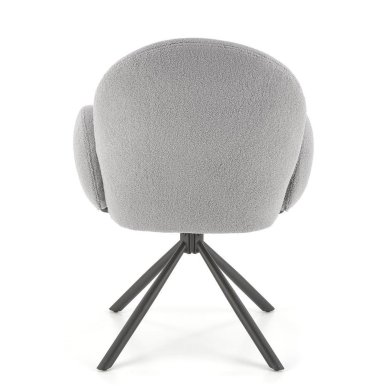 Обеденный стул поворотный Halmar K498 Пепельный V-CH-K/498-KR-POPIELATY фото - 6