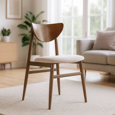 Обеденный стул Mebel Elit BRAGA Бежевый ME.BRAGA/KR/O/T/K фото - 5