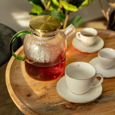 Чашка с блюдцем Homla ELLIE 230 мл | Белый - 3 Чашка с блюдцем Homla ELLIE 230 мл | Белый 157706 фото - 3