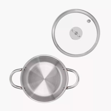 Кастрюля с крышкой Duka COPPER 400 мл Медный - 3 Кастрюля с крышкой Duka COPPER 400 мл Медный 1218689 фото - 3