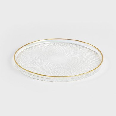 Тарілка Homla VITRIO 21 см Прозорий 234086 фото - 2