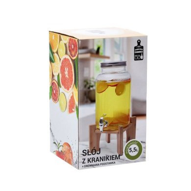 Диспенсер для напитков Chomik 5,5 л Прозрачный SIP7972 фото - 4