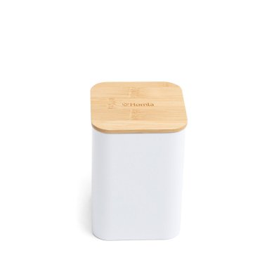 Контейнер Homla KINE 9x13 см | Білий / Дерево - 3 Контейнер Homla KINE 9x13 см | Білий / Дерево 207766 фото - 3