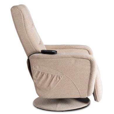 Крісло м'яке розкладне масажне з реклайнером Mebel Elit SPIKE 2 Бежевий ME.SPIKE2/BZ/T/FW фото - 5