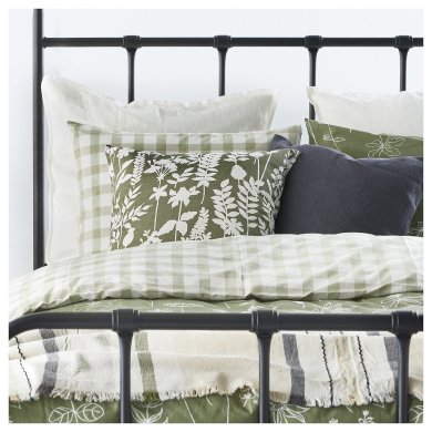 IKEA Декоративна наволочка ROTVECKLARE 50х50 см Принт (ИКЕА РОТВЕККЛАР) 00585049 фото - 3