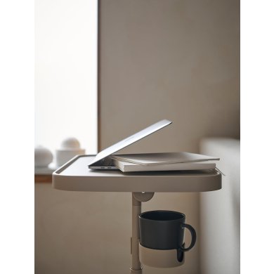 IKEA Стіл для ноутбука BJORKASEN Бежевий (ИКЕА БЬЁРКОСЕН) 90467838 фото - 3