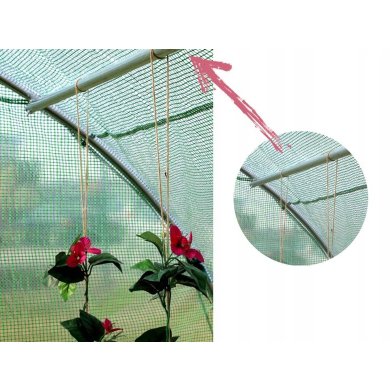 Парник теплиця Garden Line 10x5x2 м Зелений TUN5108 фото - 7