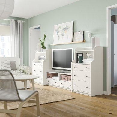 IKEA Комбинация для ТВ HAUGA (ИКЕА ХАУГА) 59388438 фото - 3