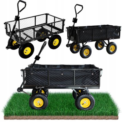 Садовая тележка Garden Line 120 л Черный - 5 Садовая тележка Garden Line 120 л Черный WOZ6858 фото - 5