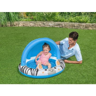 Надувной детский бассейн Bestway 52559 ЗЕБРА 97х66 см Принт BES52559 фото - 7