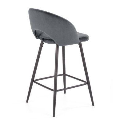 Барный стул Halmar H-96 Velvet Пепельный V-CH-H/96-POPIEL фото - 2