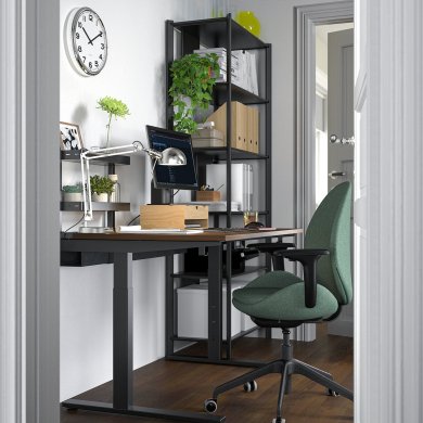 IKEA Письменный стол MITTZON Орех (ИКЕА МИЦОН) 49513956 фото - 18