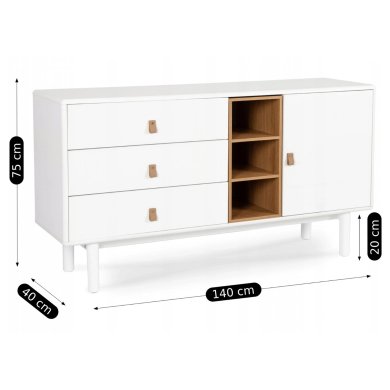 Комод Mebel Elit CASTILLO Білий - 6 Комод Mebel Elit CASTILLO Білий ME.CASTILLO/B/KOM фото - 6