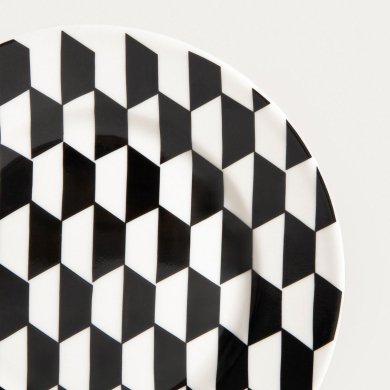 Чашка с блюдцем Homla LUNYA 200 мл Принт 241507 фото - 4