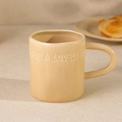 Кружка Homla ISERNIA 400 мл Бежевий 243349 фото - 8