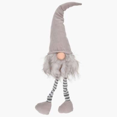 Гном Duka Nisse 70 см | Бежевый / Серый 1219516 фото - 2