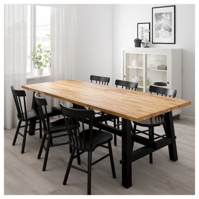 IKEA Обеденный стол SKOGSTA Акация (ИКЕА SKOGSTA) 70419264 фото - 3