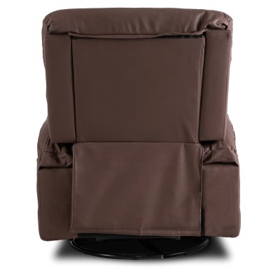 Крісло м'яке розкладне масажне з реклайнером Mebel Elit BRUCE Коричневий ME.BRUCE/BR/E/FW фото - 8