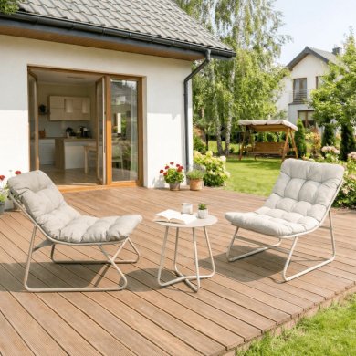 Комплект садових меблів Mebel Elit NIKEA Бежевий ME.NIKEA/P/T/ZES фото - 6