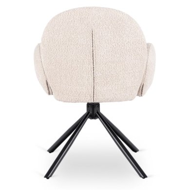 Обеденный стул поворотный Mebel Elit MUSSO Boucle Бежевый ME.MUSSO/BZ/CZ/TB/K фото - 4