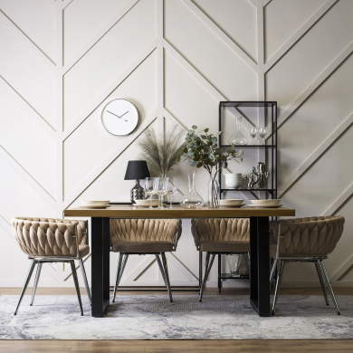 Обідній стілець Mebel Elit SIENA Бежевий ME.SIENA/BZ/CH/V/K фото - 9