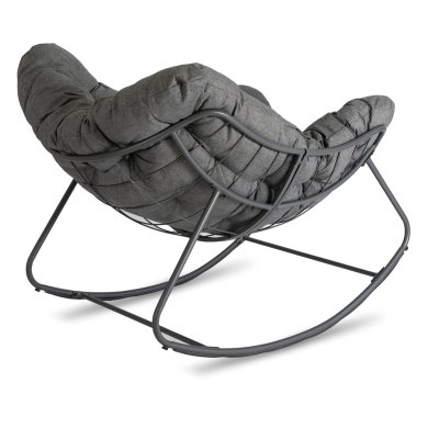 Садове крісло-качалка Mebel Elit LAREDO Сірий ME.LAREDO/P/T/FW фото - 3