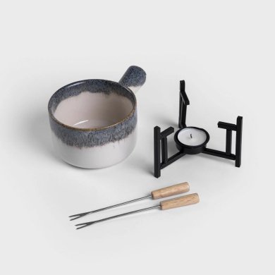 Набор для фондю Homla LAMBI 500 мл Синий - 3 Набор для фондю Homla LAMBI 500 мл Синий 233092 фото - 3