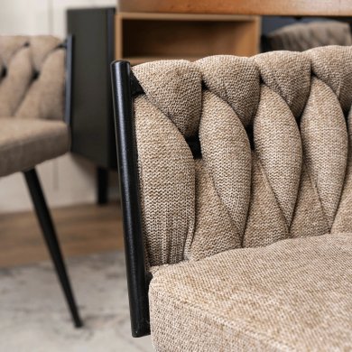 Обеденный стул Mebel Elit EMPOLI Бежевый - 10 Обеденный стул Mebel Elit EMPOLI Бежевый ME.EMPOLI/BZ/T/K фото - 10