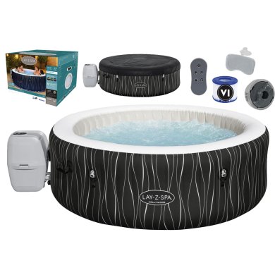 Джакузі Bestway LAY-Z-SPA HOLLYWOOD AIR JET 196х66 см Чорний BES60059