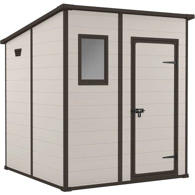 Садовий будиночок Keter MANOR PENT 184х185х200 см Бежевий 255142