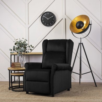 Кресло мягкое раскладное с реклайнером Mebel Elit SIMON Черный - 9 Кресло мягкое раскладное с реклайнером Mebel Elit SIMON Черный ME.SIMON/CZ/V/FW фото - 9