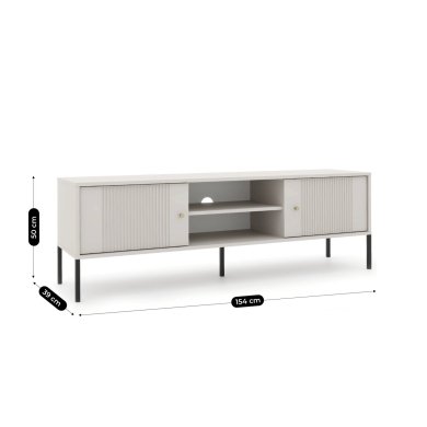 Тумба под ТВ Mebel Elit SOFT Кашемир W.ISEO/KASZ/BZ/RTV фото - 7