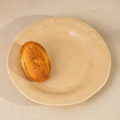 Десертна тарілка Homla ISERNIA 20 см Бежевий 243348 фото - 3