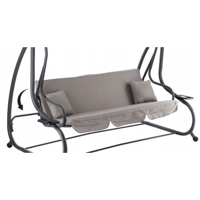 Садовые качели Garden Line 210x120x170 см Серый KRE3095 фото - 7