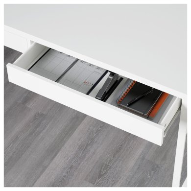 Письменный стол MICKE Белый - 2 IKEA Письменный стол MICKE Белый (ИКЕА МИКЕ) 90214308 фото - 2