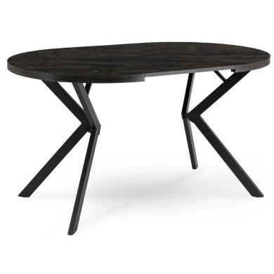 Розкладний обідній стіл Mebel Elit LUGO Чорний - 5 Розкладний обідній стіл Mebel Elit LUGO Чорний ME.LUGO/CZ/CZ/S фото - 5