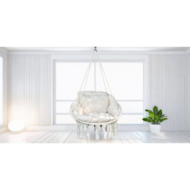 Підвісне крісло Garden Line HAM3187 Бежевий HAM3187/beige фото - 3