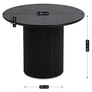 Журнальный стол Mebel Elit EURIS Черный ME.EURIS/CZ/CZ/L фото - 9