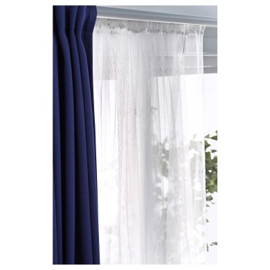 IKEA Тюль LILL 280х300 см 2 шт Белый (ИКЕА LILL) 10070262 фото - 3