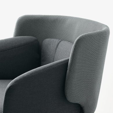 IKEA Крісло м'яке BINGSTA Темно-сірий (ИКЕА БИНГСТА) 20446095 фото - 4
