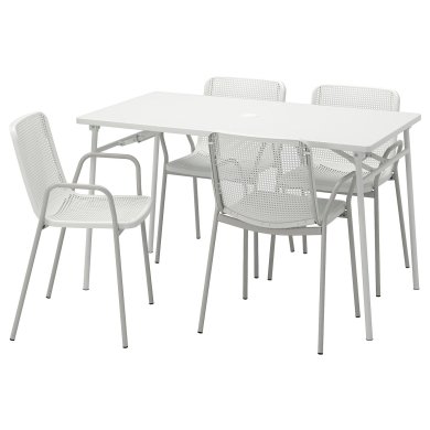 IKEA Комплект садових меблів TORPARO Білий (ИКЕА ТОРПАРО) 09494865